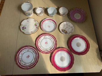 Mixed Lot Luncheon, Saucers, Cups Etc! Austrian