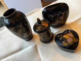 A Group Of Porcelain Made In Japan