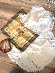 Silk Wedding Bag, Silk Asian Pillow Case And Linens