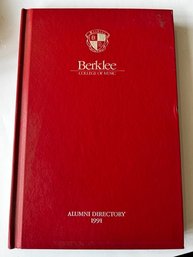 Berklee College Of Music 1991 Alumni Directory