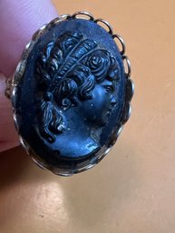 Black Cameo Ring