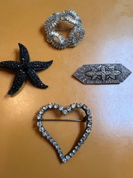 A Wow Group Of Pins Including A Weiss  Star Fish