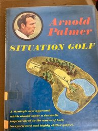 Arnold Palmer Situation Golf First Edition  1970 Library Book