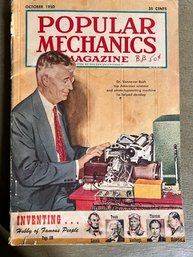 Popular Mechanics Magazine October 1950