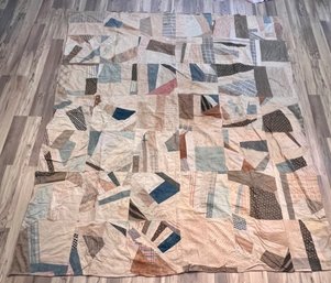 Crazy Quilt In Light Colors!  89 X 72'  #83