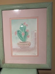 Southwestern Framed Cactus Art Print