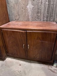 Solid Wood Small Cabinet With Shelf