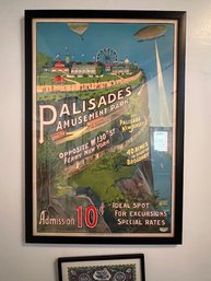 Palisades Amusement Park Poster Framed