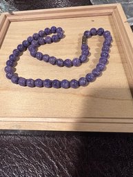 Lapis Beaded Necklace