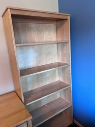 Solid Wood Bookcase 5 Shelves