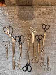 Varied Scissors, USA, Germany, Italy Swiss, Japan 13 Items