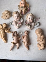 Group Of Angels And Porcelain Heads