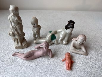 Porcelain West German And Japan Woman Figures