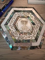 Inlaid Mother Of Pearl And Abalone Box