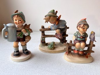 Group Of Three Little Boys Made In Western Germany W. Goebel