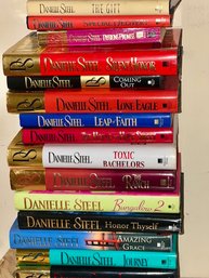 A Group Of 17 Danielle Steele Hardcover Novels, Many First Editions