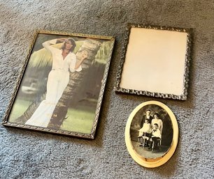 3 Vintage Photo Frames