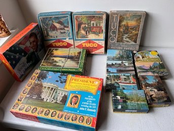 Large Group Of Vintage TUCO Etc Puzzles