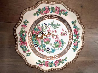 Original Engraving Indian Tree Coalport Fine China Plate