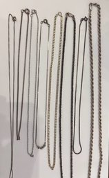 16- 20' CHAINS, MANY STERLING