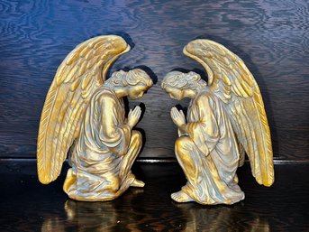 Pair Of Carved Angels