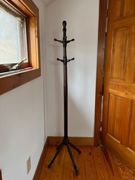 Vintage Solid Wood Coat Rack, Great Size