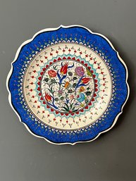 Hand Painted Plate Made In Nimet Turkey