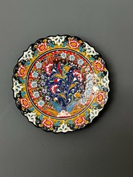 Hand Painted Round Plate Turkey?