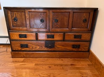 Exceptional Antique Late 1800's TANSU Japanese Cabinet