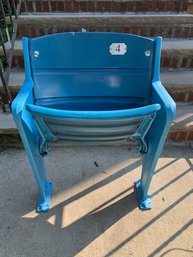 NY Yankees Chair #4 With Steiner COA