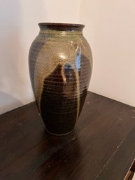 Larger Pottery Vase Signed Waterstone Hawaii