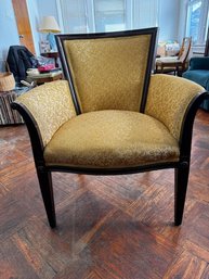 Exceptional Winged Club Upholstered Chair Just Removed Plastic Cover!