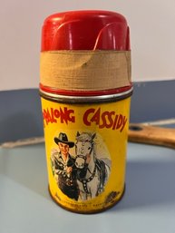 Hop A  Long Cassidy Vintage Thermos