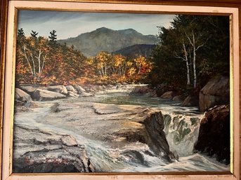 Exceptional Landscape Painting, Signed Lower Left? 24 X 30' Approx