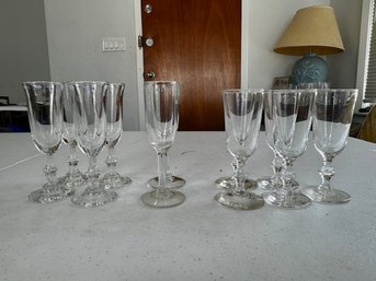 A Group Of 10 Glass Cordials