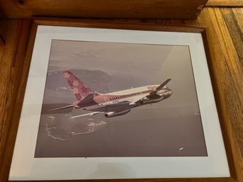 Original Mid Century Aloha Airlines Photograph 22 X 28' Approx