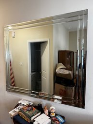 A Deco/retro Look Wall Mirror 40 X 48'