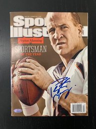 Signed Peyton Manning Sports Illustrated