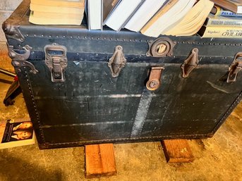 Large Vintage Trunk, Clean Interior