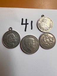 Group Of Nederland, Aruba, Denmark Etc Coins