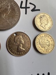 A Group Of British Coins Various Years