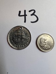 Group Of 2 South African Coins