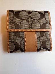 Coach New With Tags Wallet Signature Collection