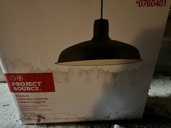 Unopened Pendent Lamp Green BY PROJECT SOURCE