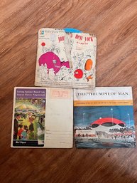 3 World's Fair 45's In Covers