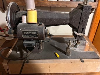 Kenmore Peddle Sewing Machine And Booklets Needles Etc
