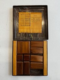 A MCM Game Square Puzzle In Original Melamine Box No 561P