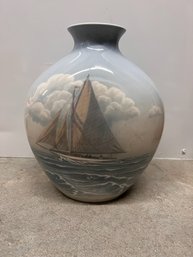 Made In Denmark Large Bing And Grondahl Vase No948/5507