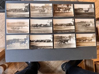 12 Trotter Horse Racing Photographs Early 20th Century (3)