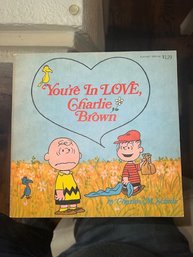 Original  'you're In Love Charlie Brown ' By Charles Schulz A Signet Special 1969